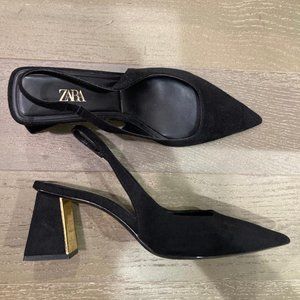Zara black heels